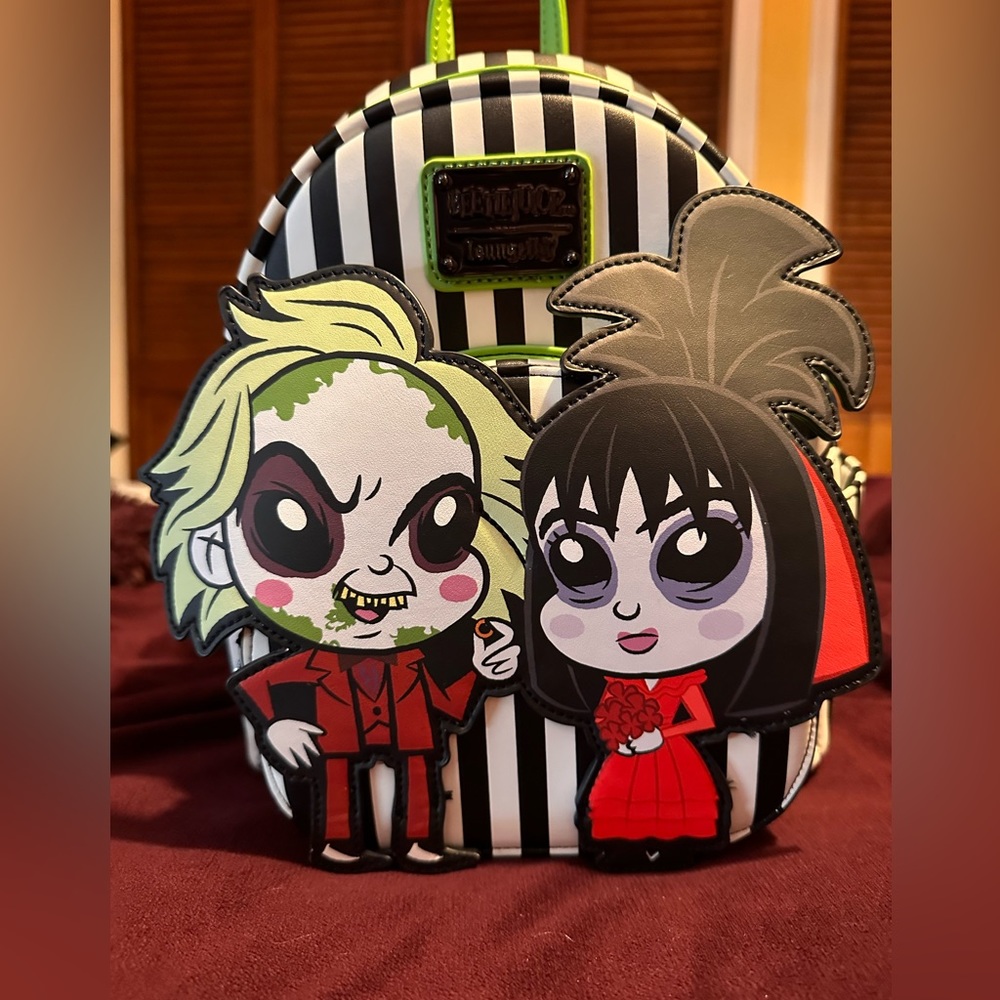 Loungefly Universal Studios Beetle Juice Backpack